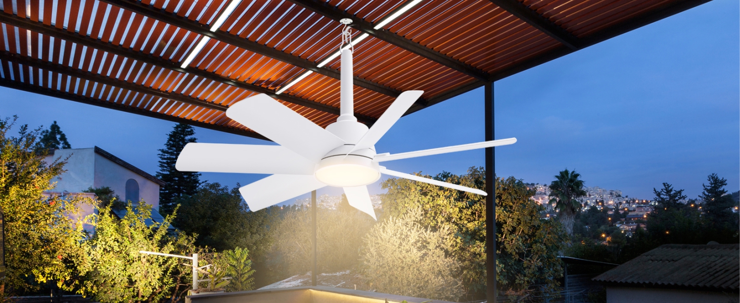 28 inch plug in outdoor ceiling fan with light remote hanging portable fan patio porch camping rv