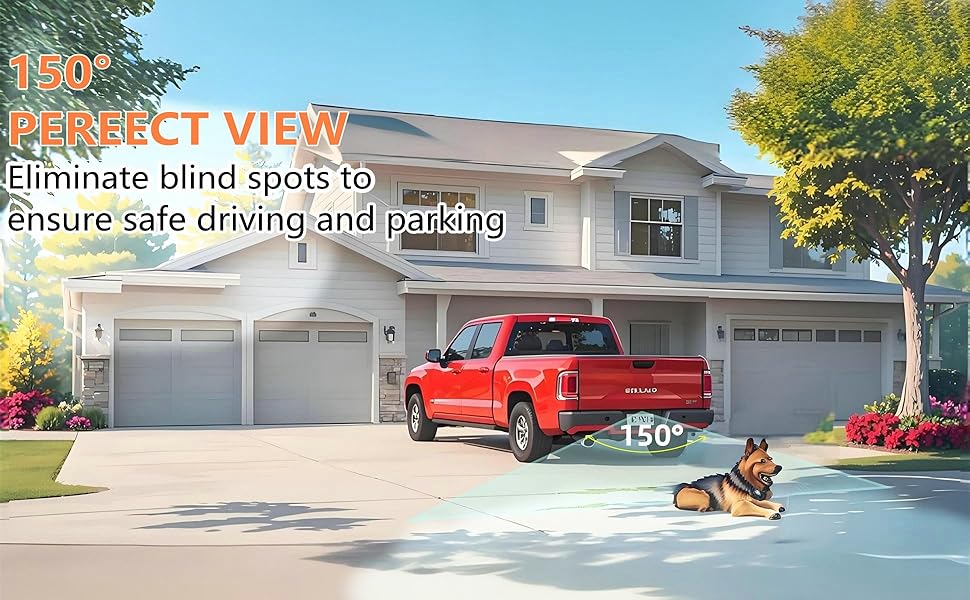 150 degree wide angle