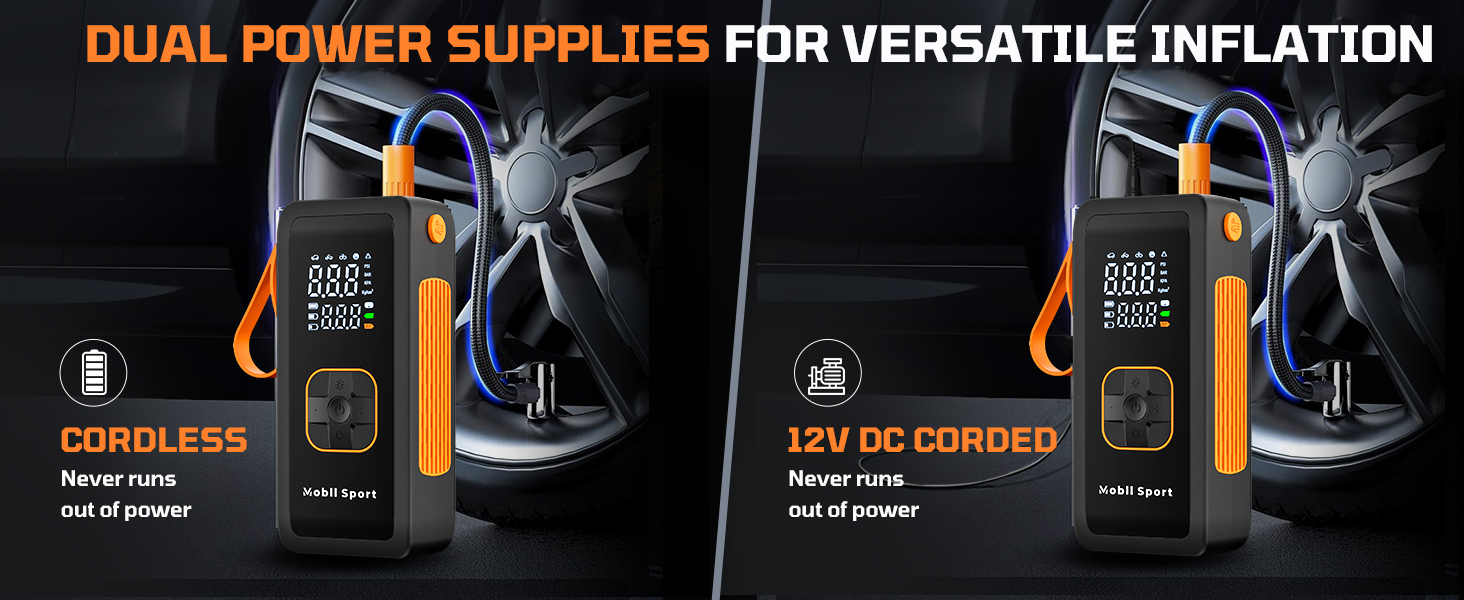 kuxisa tire inflator portable air compressor