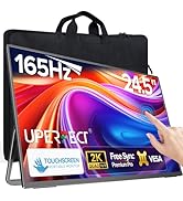 UPERFECT 24.5" 2K Portable Monitor Touchscreen, 165Hz Gaming Monitor FreeSync 0.1ms Fast IPS Larg...