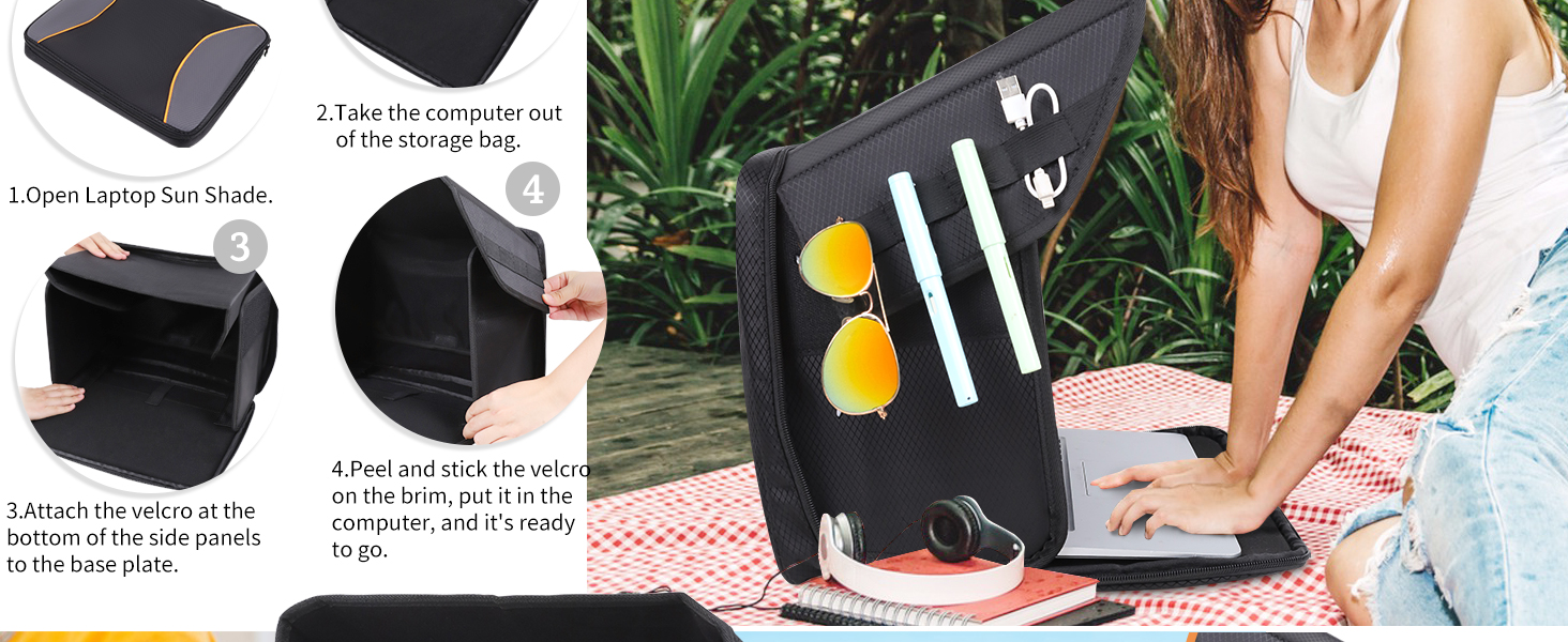 laptop sun shade