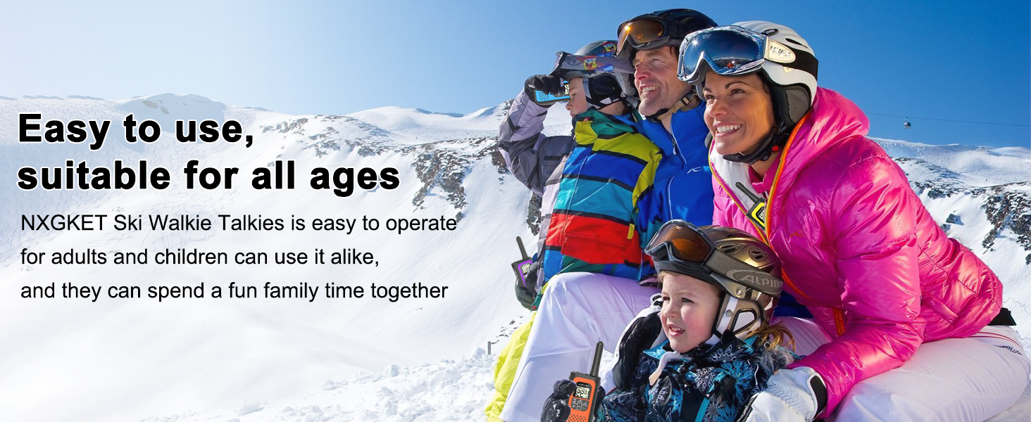 Skiing Walkie talkies