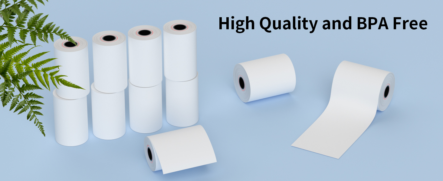 thermal paper credit card paper rolls 
