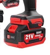 Cordless Impact Wrench 1/2 Inch, 1500 N.m/1106ft-lbs Brushless Impact Gun Compatible with Makita ...