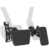 WODHMIEY Gas and Brake Pedal Extenders for Short Drivers, Adjustable Length &amp; Angle Car Pedal Ext...