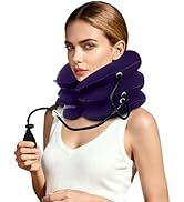 Neck Stretcher,Inflatable Cervical Traction Neck Device,Neck Relief Tool,Adjustable Cervical Brac...