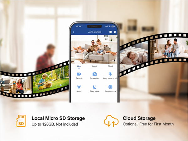 IP Camera for local &amp;amp; cloud storag