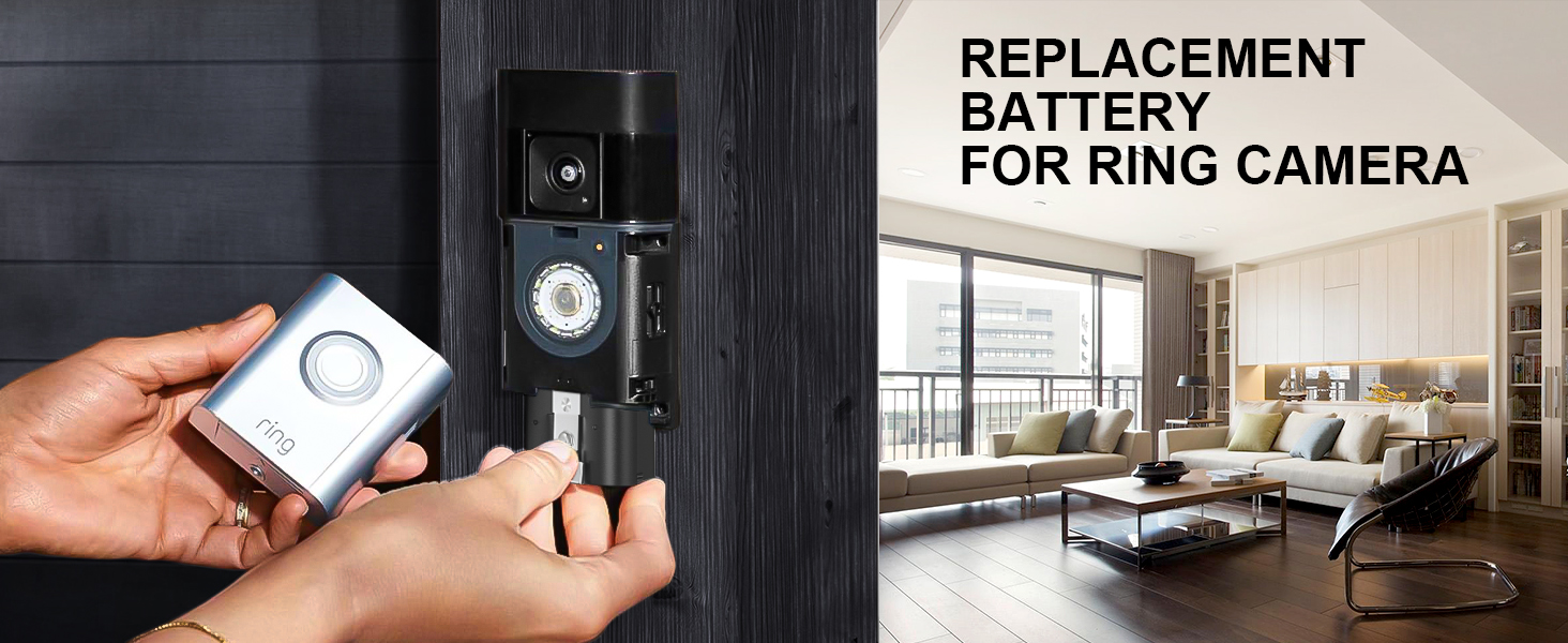 Ring camera battery