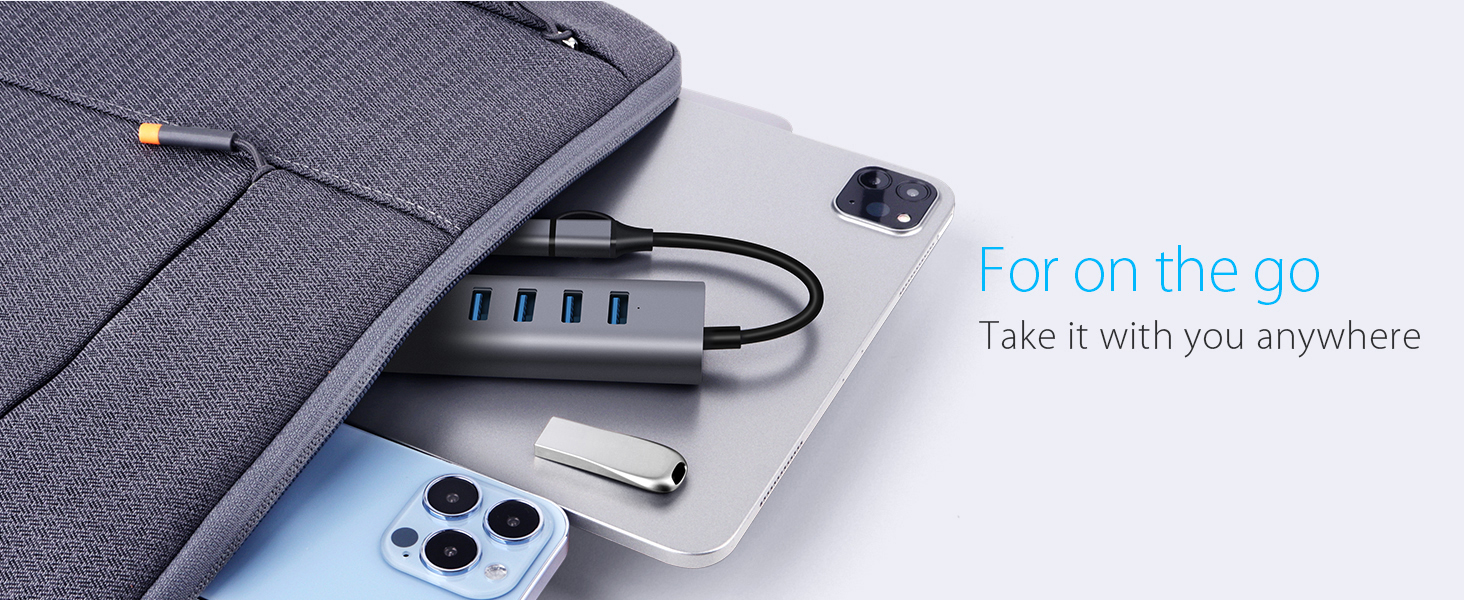 twopan portable mac hub usb c to usb