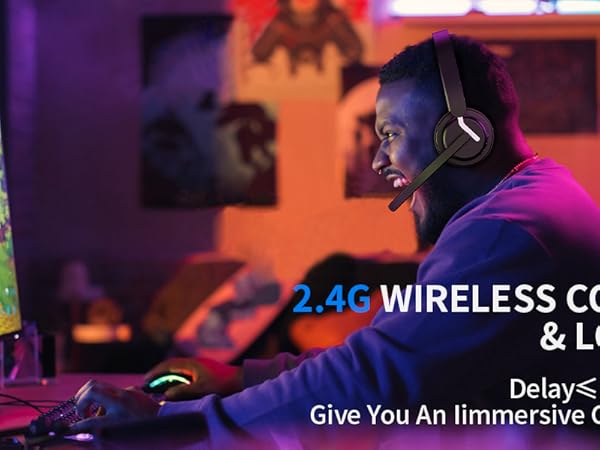 headset with mic for work bluetooth headphones noise cancelling wireless headset with usb dongle