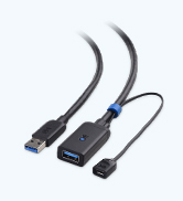 Active USB Extension Cable 16.4 ft / 5m (USB 3.0 Extension Cable Male to Female)