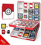 MoKo 60 Game Card Case for Nintendo Switch 2 / Switch OLED / 3DS / 3DSXL, Portable Storage Holder...