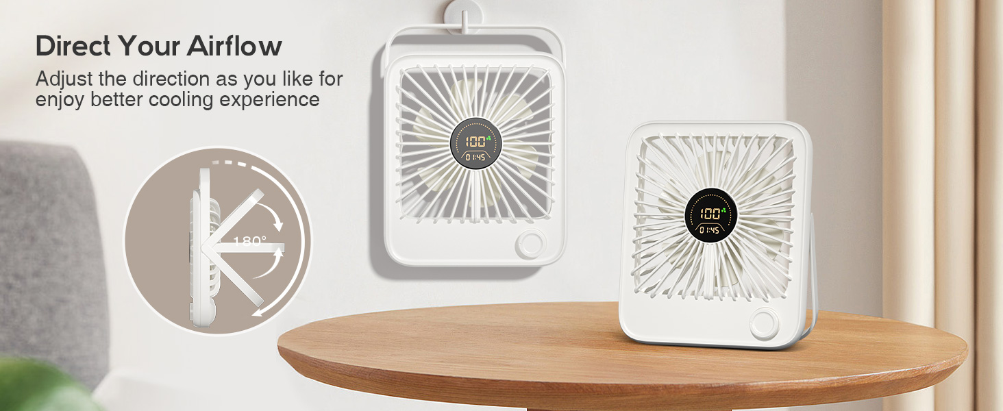 small desk fan quiet
