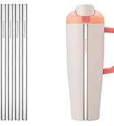 Dreamfocus Glass Straw Replacement for Owala FreeSip Tumbler 40 oz 4-Pack