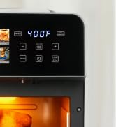 MIRASTON 10QT Air Fryer Toaster Oven Combo with 8 Presets, Family Size Compact Oven for Roasting ...