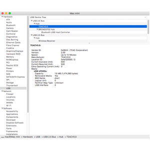  USB external floppy drive MAC os system