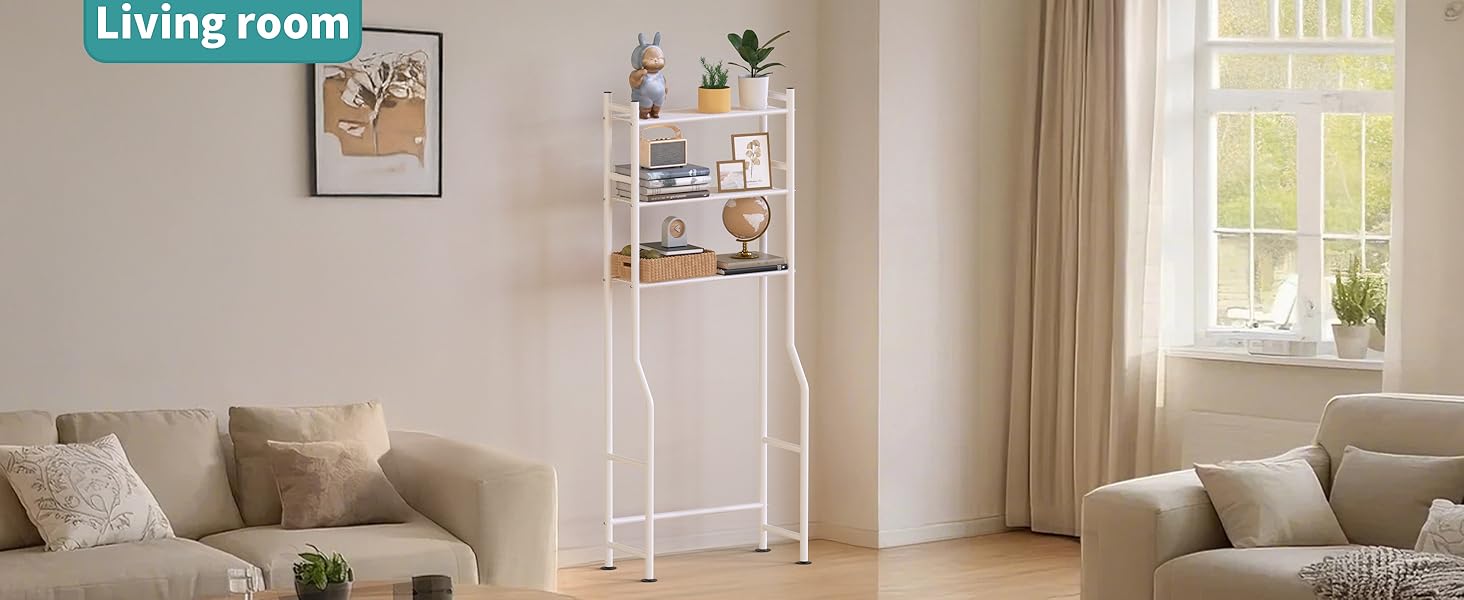 bathroom shelves over toilet