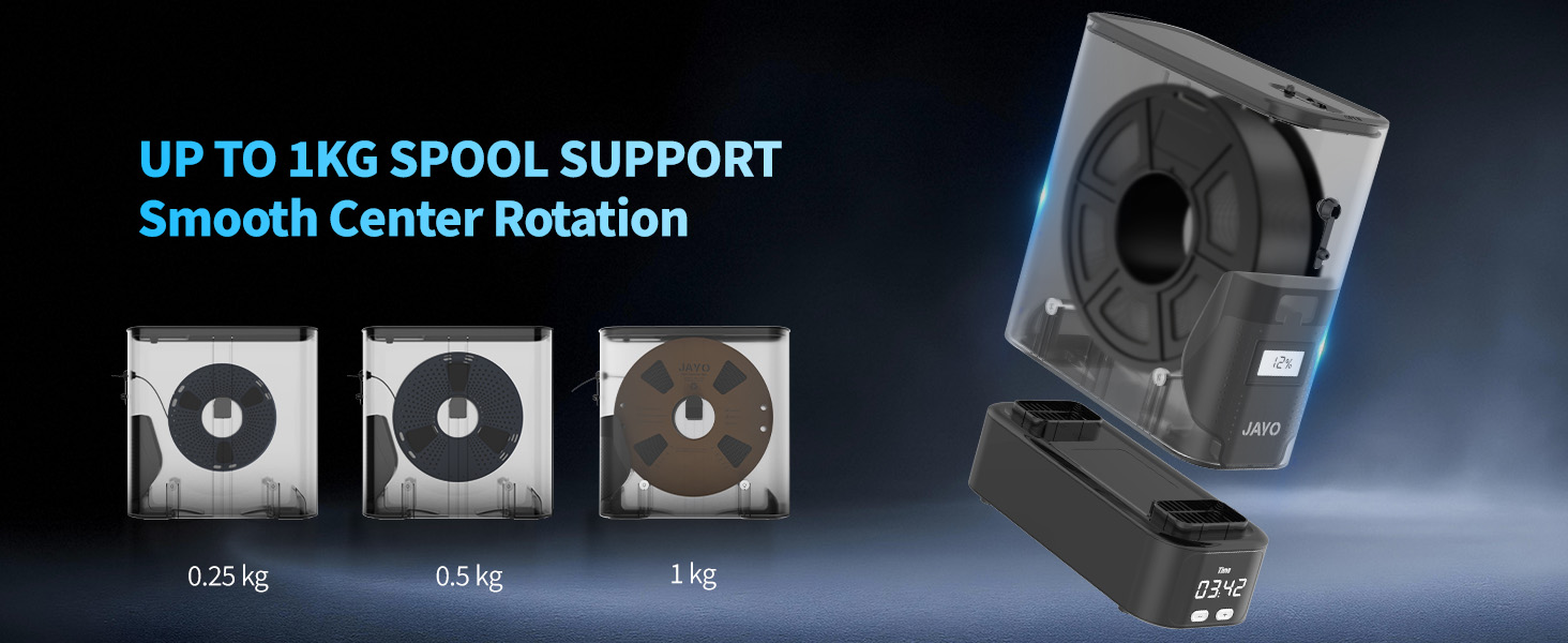 filament dryer box filament dehydrator high temp filament dryer