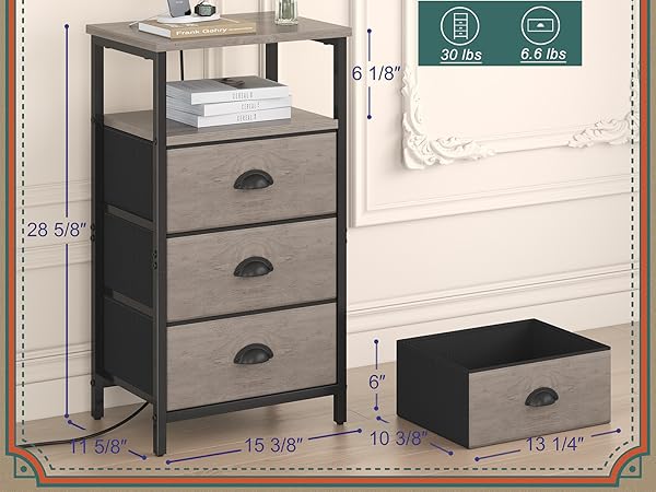 LED Nightstand for living room