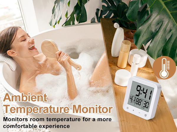 real-time indoor temperature display