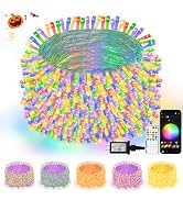240LED 88FT Smart Color Changing Halloween String Lights RGB App &amp; Remote | Music Sync, 16 Millio...