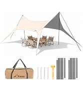 Camping Tarp with Poles