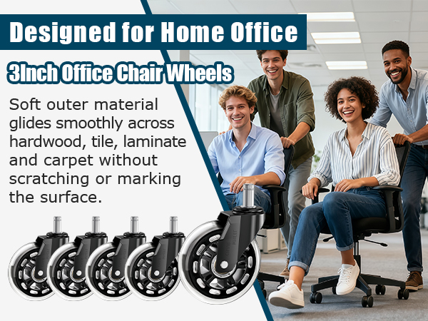 office chair wheels