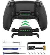 CHARM FOCUS Remap Kit with 4 Back Paddles for PS5 Controller BDM-030/040/050 , DIY PS5 Controller...