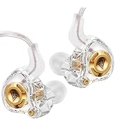 Jacuate Wired Gaming Headphones IEM Earphones with 1DD,QKZ Ak6 SRS in Ear Monitor, HiFi Earbuds, ...