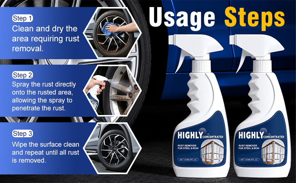 Rust Remover Spray for Metal