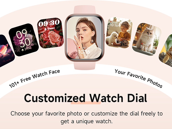 Gydom Smart Watches for Women Android &amp;amp;amp; iPhone, Activity Fitness Tracker with 110+ Sports Modes