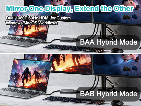 hdmi splitter for dual monitors