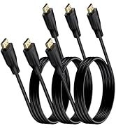 DoroJepi 8K HDMI Cable 3FT 3-Pack, Ultra High Speed HDMI Gaming Monitor Cord, Supports 4K/120Hz, ...