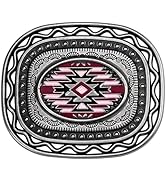 TYWestyles Western Buckles for Women - 1 1/2 Antique Silver Engraved Floral Stylish Heavy-Duty Vi...