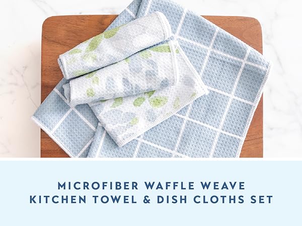 kitchen towels, drying towel, waffle weave, microfiber