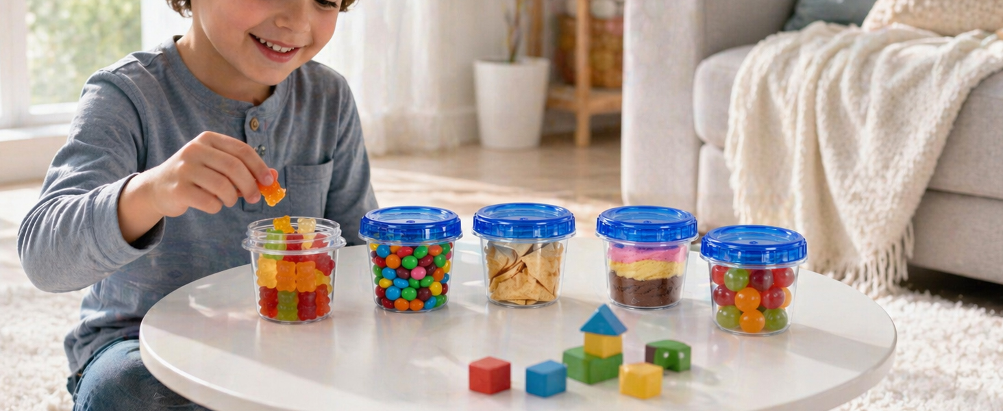 small snack containers