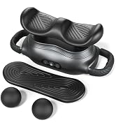 SPORFIT 2-Head Massage Gun, Percussion Muscle Massager Gun w/3 Vibration Modes &amp; Intensities, Rep...