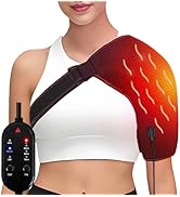 BEDHUM Shoulder Heating Pad, Heating Pad for Shoulder, with 3 Heat and Time Settings, Heated Wrap...