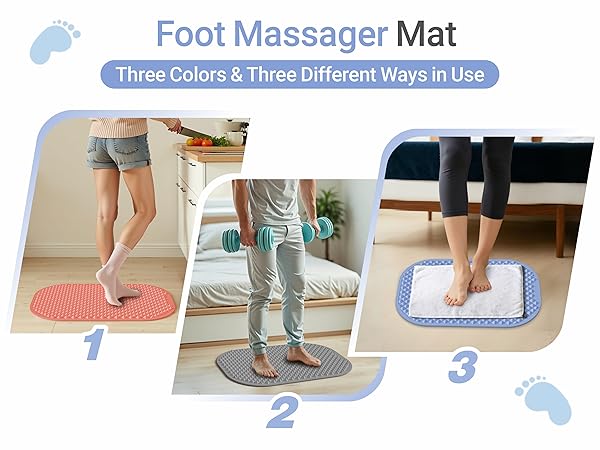 GEENOA Upgrade Silicone Foot Massage Mat
