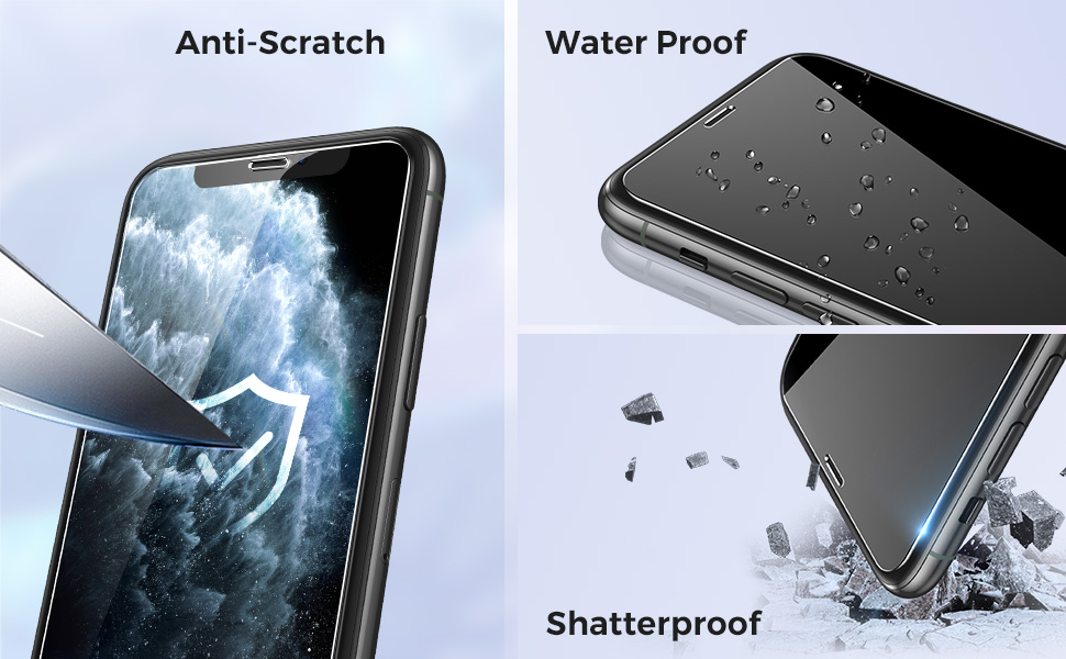 iPhone 11 Pro Screen Protector, iPhone XS Screen Protector, iPhone X Screen Protector