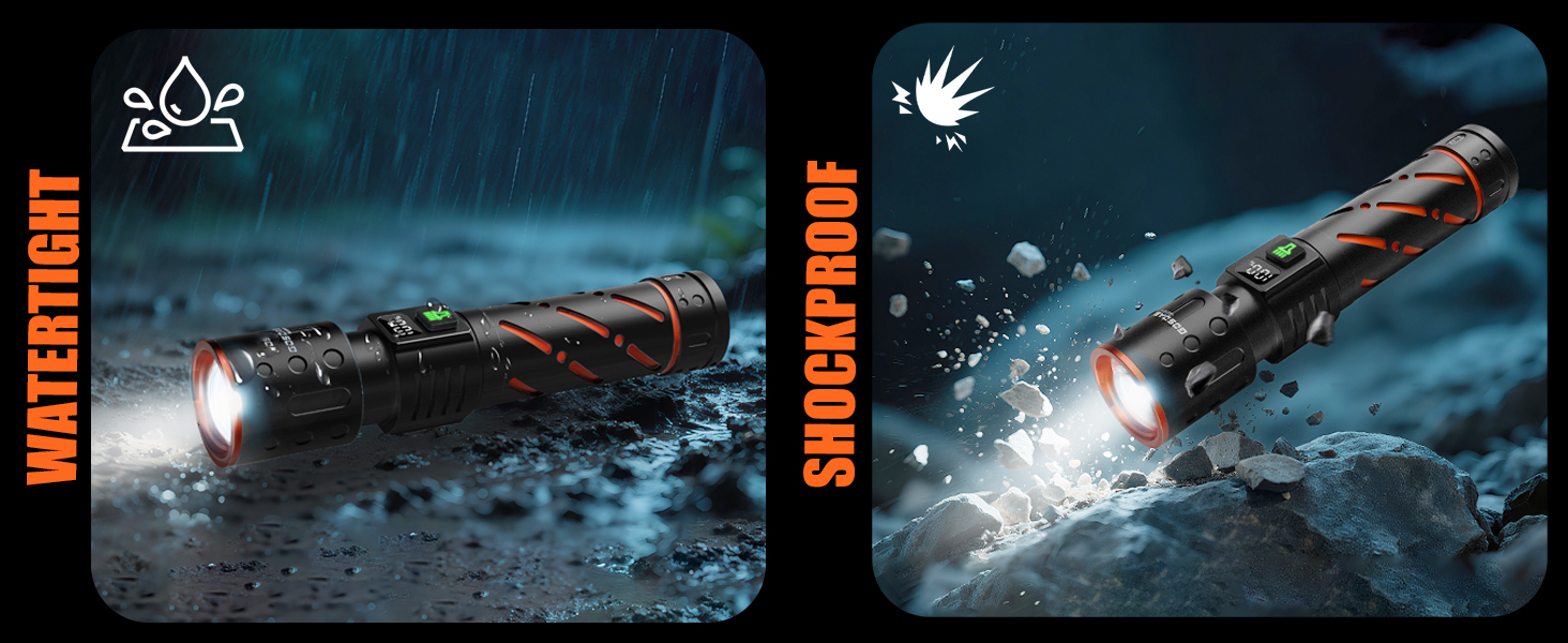 RECHARGEABLE FLASHLIGHTS