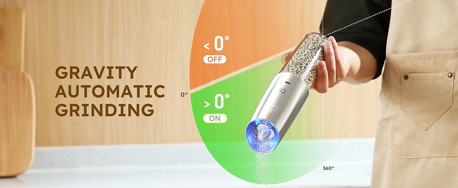 electric salt and pepper grinder battery salt and pepper grinder set