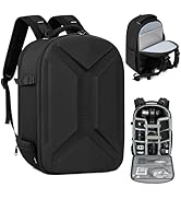 TORIBIO Hardshell Camera Backpack, DSLR/SLR/Mirrorless Photography Camera Bag, Waterproof Camera ...
