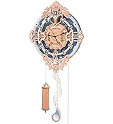 ROKR 3D Puzzles for Adults Vintage Wooden Pendulum Clock Kits 12", Mechanical Building Model Kits...