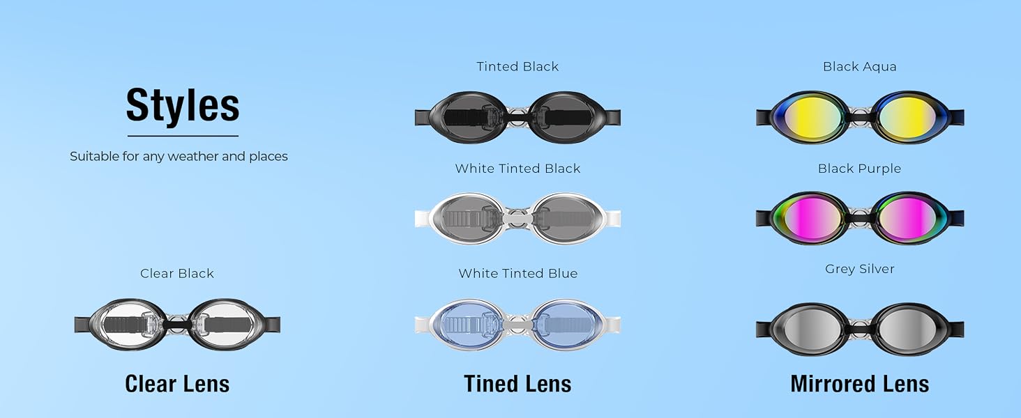 swim goggles for women anti fog