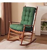 IPYNBAP Rocking Chair Cushion Set, Waterproof and Fade Resistant Patio Chair Cushions, Tufted Pad...