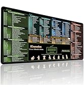 Kinevolve Excel/Word/Outlook/Windows/PowerPoint Shortcut Keys Mouse Pad, Shortcut Mat for Pc Offi...