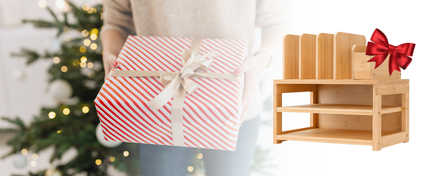 Bamboo Desk Organizer
