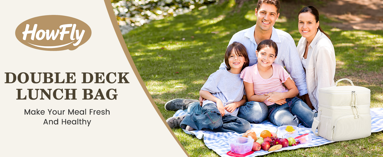 HowFly Corduroy Insulated Lunch Bag