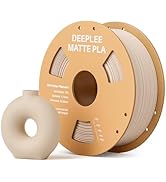 DEEPLEE Matte PLA Filament 1.75mm, 3D Printer Filament Dimensional Accuracy +/- 0.02mm, No Cloggi...